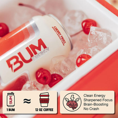 RAW - BUM Energy Drink Cherry Frost 355 ml