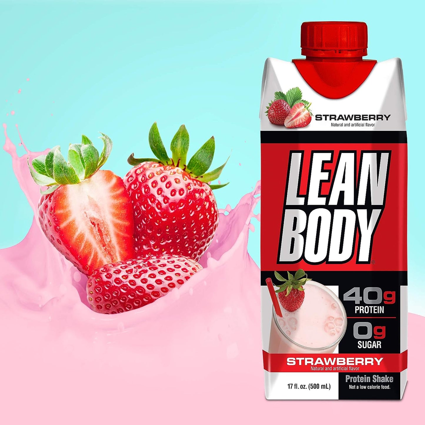 Labrada - Lean Body Strawberry Protein Shake 500 ml