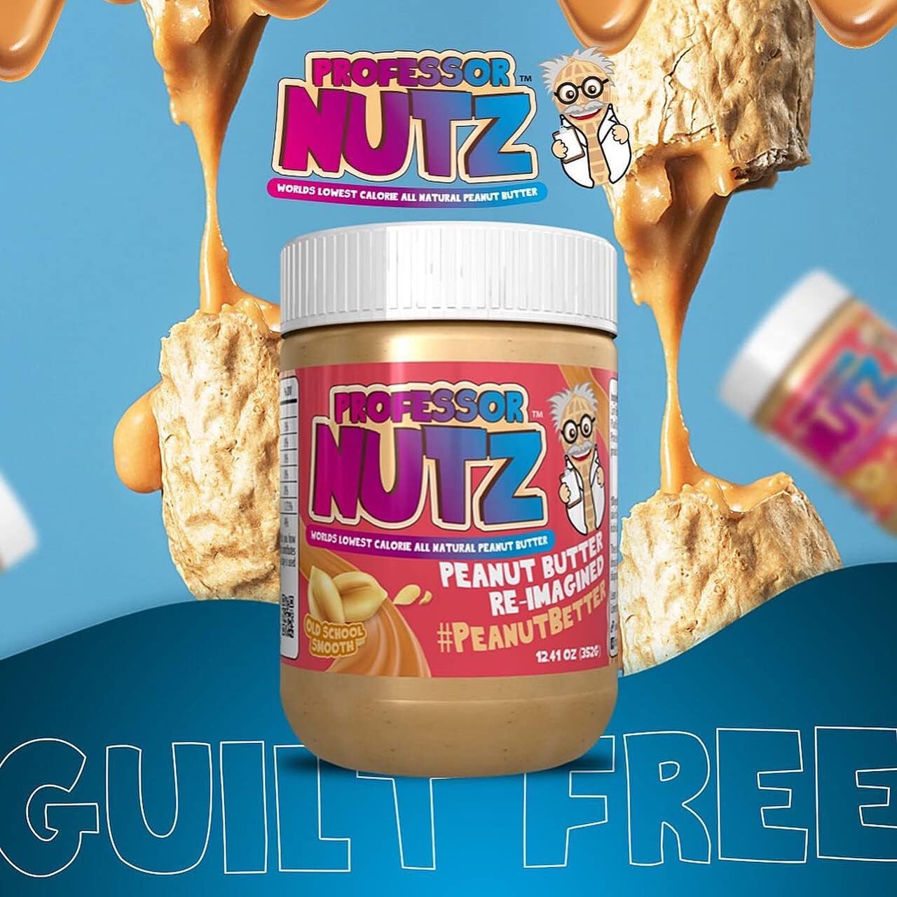 Professor Nutz - Organic Peanut Butter Original 352 g