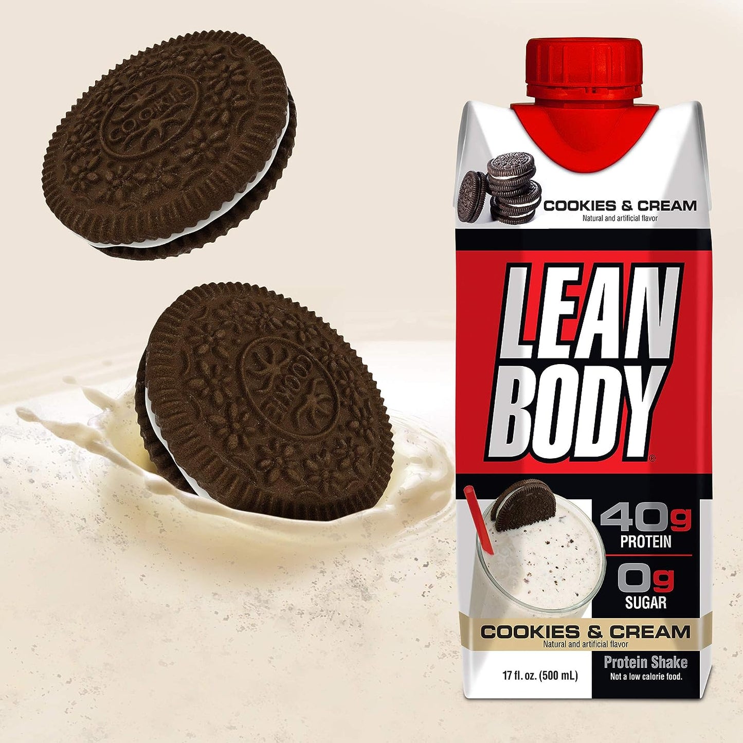 Labrada - Lean Body Cookies & Cream Protein Shake 500 ml