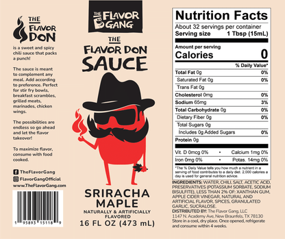 The Flavor Gang - Sriracha Maple 473 ml