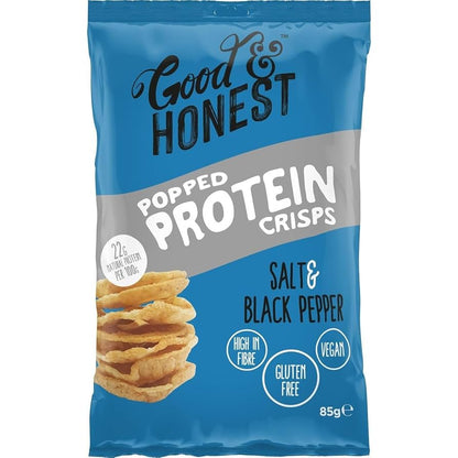 Good & Honest Popped Protein Crisps-Sweet Bbq 85G