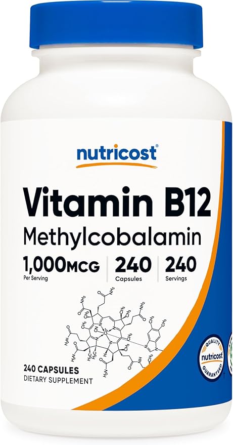 Nutricost Vitamin B12 (Methylcobalamin) 1000mcg