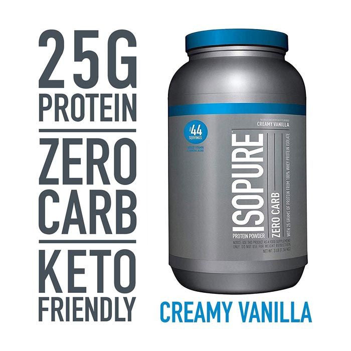 Isopure - Zero Carb Protein Powder Creamy Vanilla 1.36kg