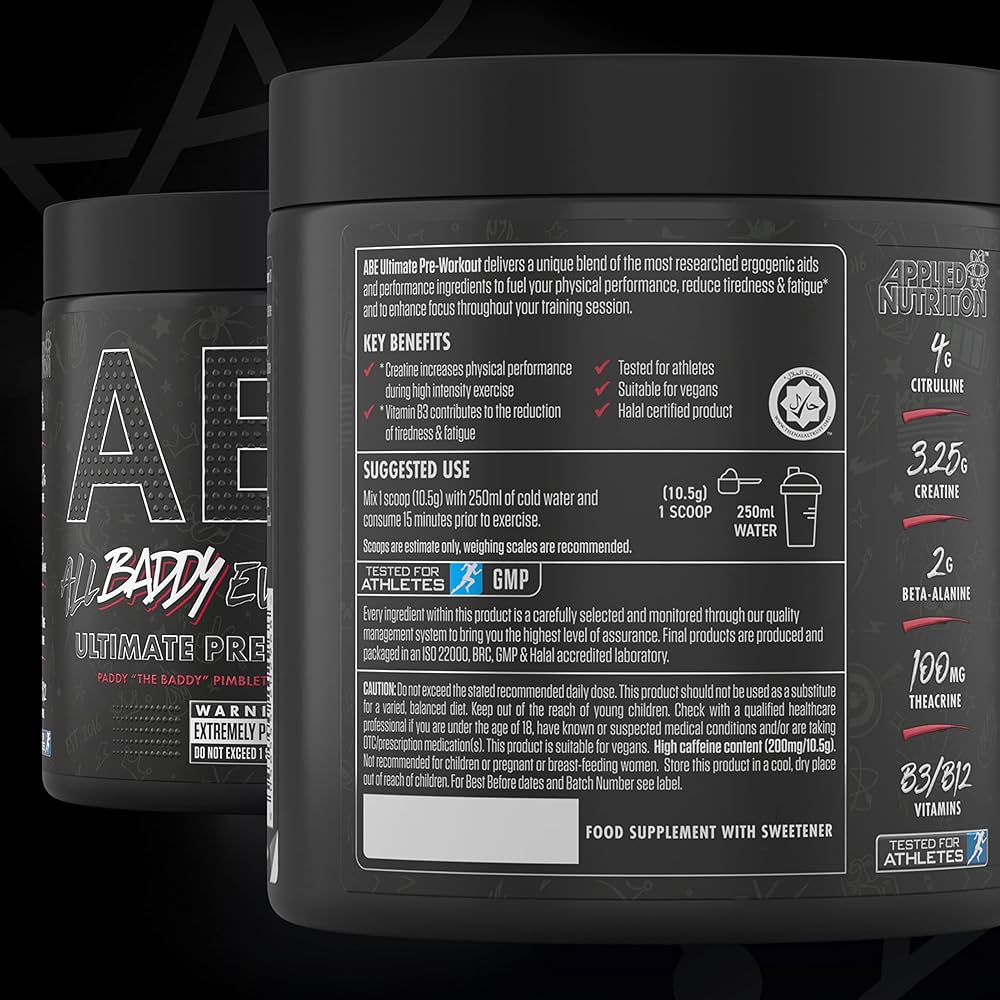 Applied Nutrition - ABE Pre Workout Baddy Berry 315 g