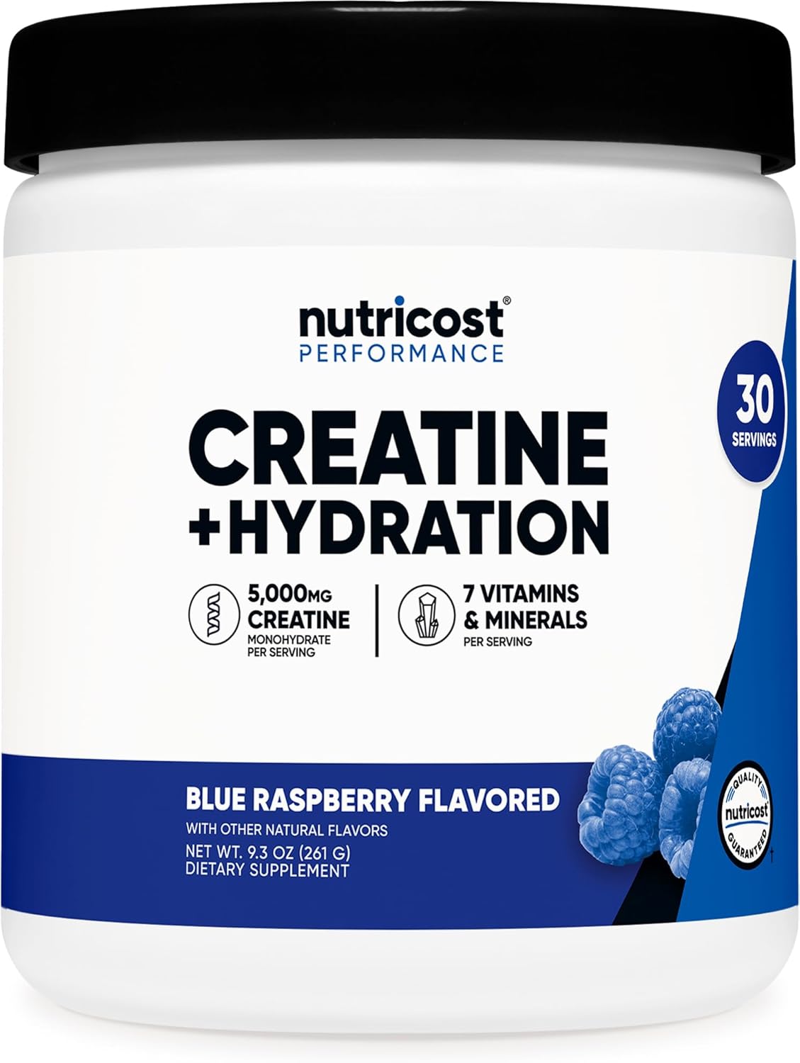Nutricost Creatine Monohydrate + Hydration Flavored (30 Servings)