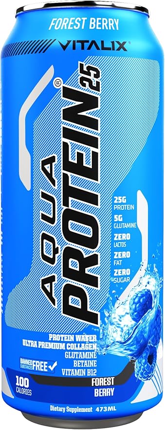 Vitalix Aqua Protein 25 Forrest Berry - Water With 25G Collagen 473Ml