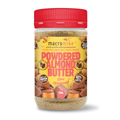 macro mike - Powdred almond butter Choc Honeycomb - 156 g