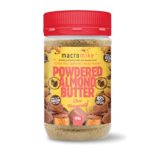 macro mike - Powdred almond butter Choc Honeycomb - 156 g