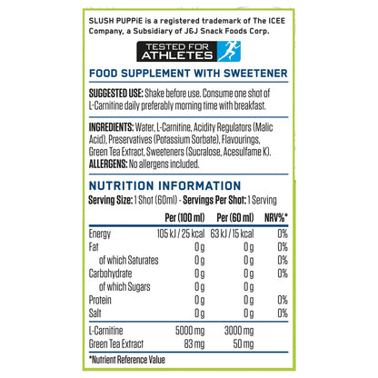 L‑Carnitine Shot 60ml | Energy & Fat Metabolisme