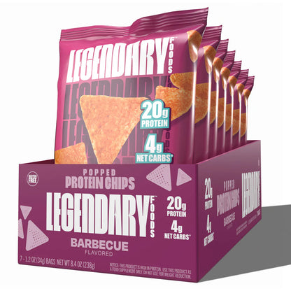 Legendary Popped  protein chips 20g protein & 3g net carbs 1 PC