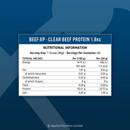 BEEF-XP CLEAR cherry Apple BEEF PROTEIN 1.8KG (60 SERVINGS)