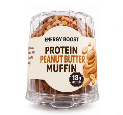 Pure delight energy boost 18 g protien muffin