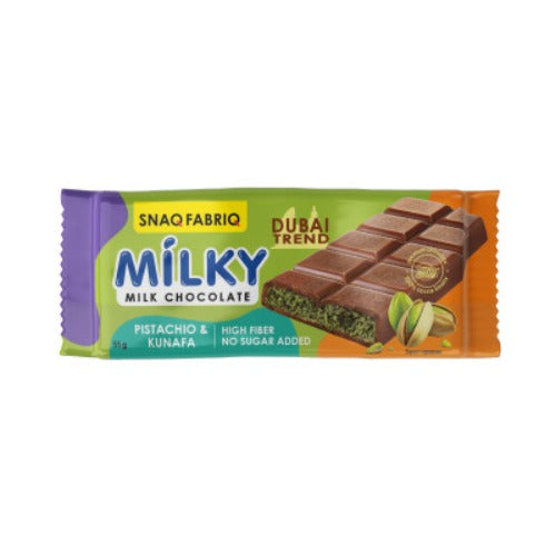 Snaq Fabriq Milky dubai chocolate , 55 g