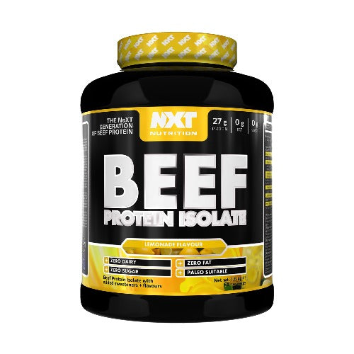 NXT Nutrition Beef Protein Isolate Powder lemonade 1.8 kg