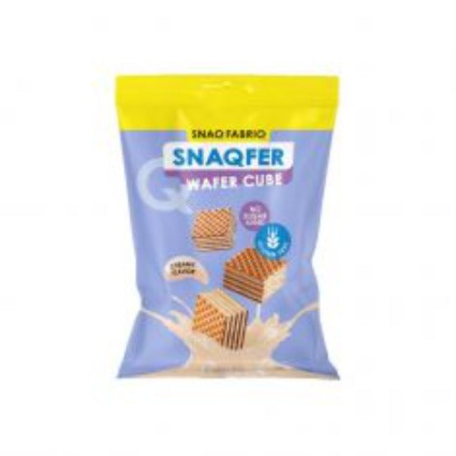 snaqfabrique snaqfer wafer cube  creamy flavor 100 g
