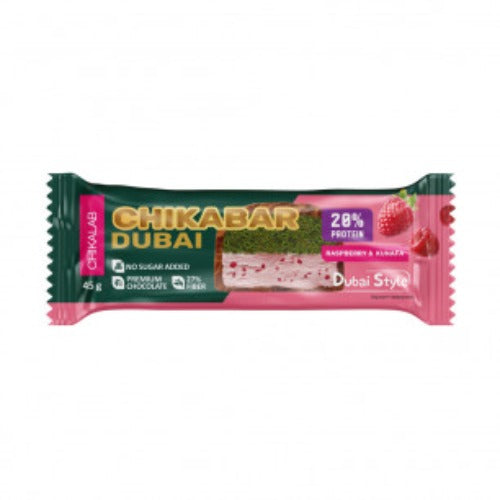 Chikalab DUBAI Protein Bar "Raspberry & Kunafa", 45 g