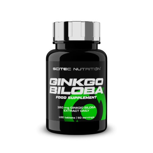 scitec nutrition ginkgo biloba 100 tabs