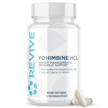 Revive MD Yohimbine HCl Fat Loss Sexual Health Support 45 Capsules New