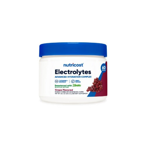 Nutricost Electrolytes Powder, 60 Servings grape
