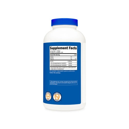 Nutricost Omega 3 Fish Oil - 2500MG, 120 Softgels (40 Serv)