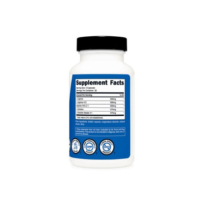 Nutricost Nitric Oxide Booster 2250mg, 180 Capsules