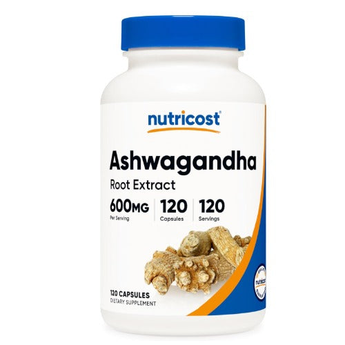 Nutricost Ashwagandha Herbal Supplement 600mg, 120 Capsules