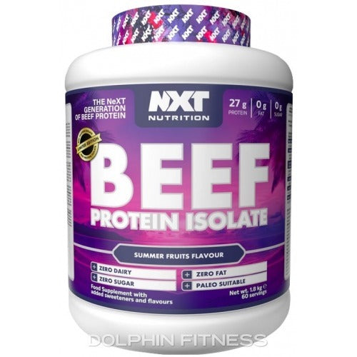 NXT Nutrition Beef Protein Isolate 1.8 kg Summer Fruits