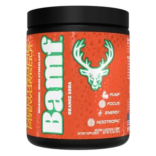 Bucked Up BAMF Nootropic Pre-Workout Soda Line