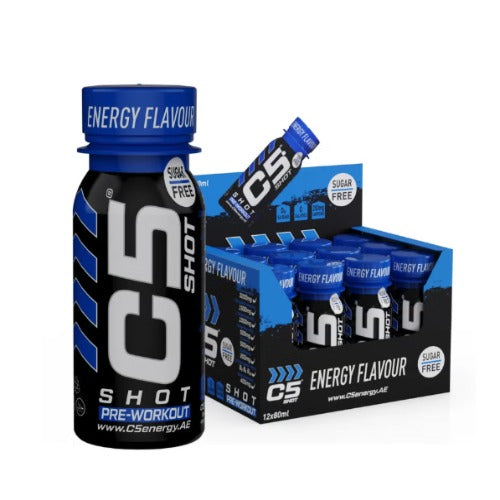 C5 SHOT Pre-Workout Drink | 80ml Liquid Energy Shot 1 pc