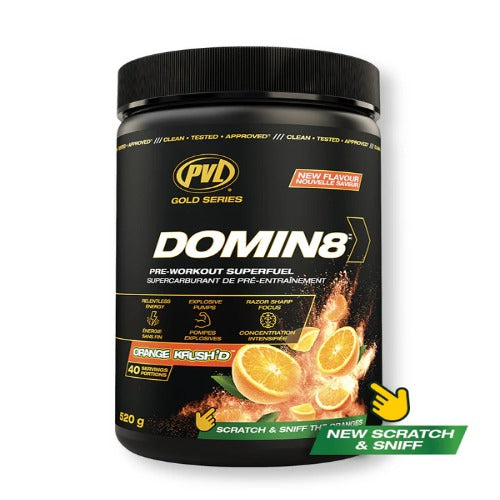 PVL Domin8 Pre-workout | Sprint Fit NZ 520 g