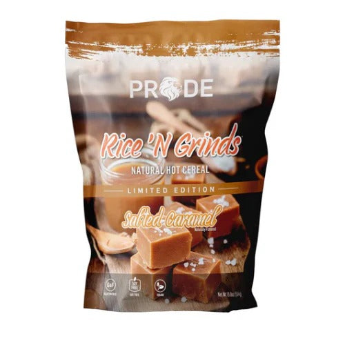 Pride Foods est 2018 Rice 'N Grinds, 100% Natural Hot Rice Cereal, 30 Servings,