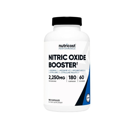 Nutricost Nitric Oxide Booster 2250mg, 180 Capsules