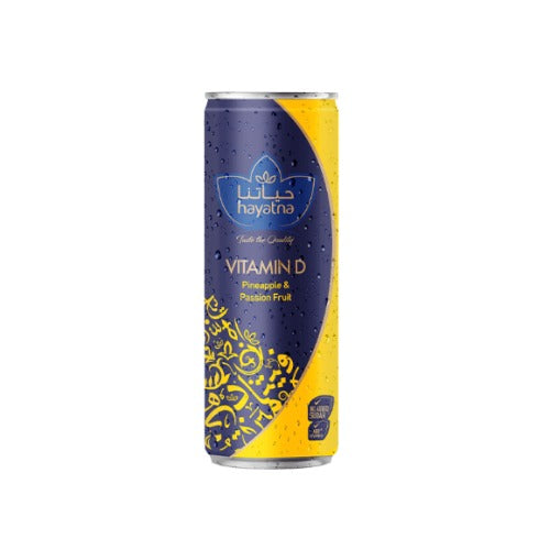 Hayatna vitamin D pineaple passion fruit 250 ml