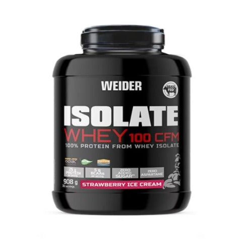 Weider Isolate Whey 100 CFM (2kg) Strawberry ice  Cream Flavour