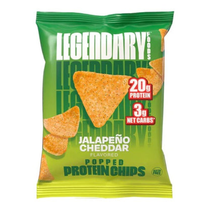 Legendary Popped  protein chips 20g protein & 3g net carbs 1 PC