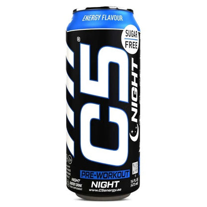 C5 Night Pre-workout Athletes Drink, Energy Flavour, 473 Ml