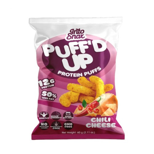 Into Snax Puff  High‑Protein Crunch Puffs  60g
