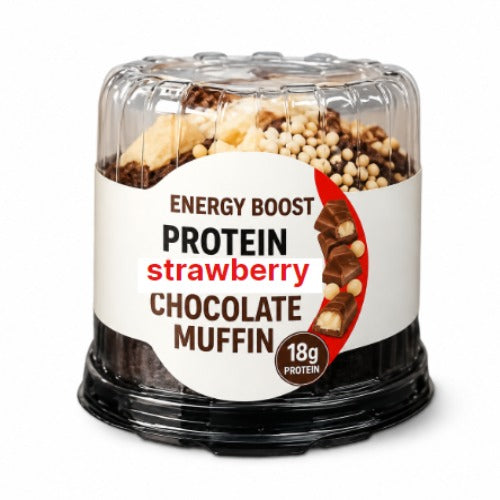 Pure delight energy boost 18 g protien muffin