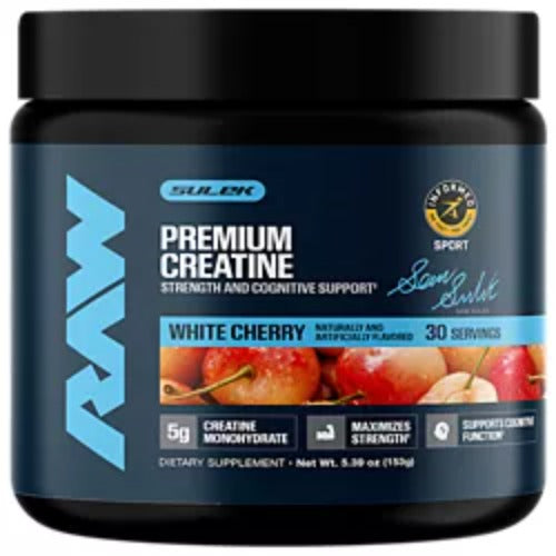 RAW Premium Creatine  Sam Sulek Edition - White Cherry 30 Servings