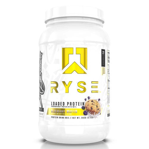 RYSE, Loaded Protein, Premium Whey Protein with MCTs, Blueberry Muffin , 2.1 lb (942 g)