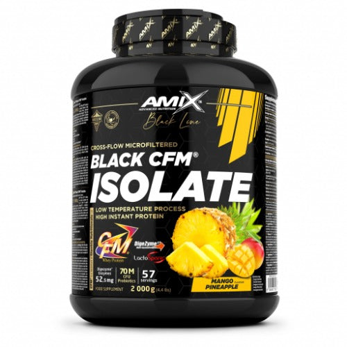 Amix BLACK CFM ISOLATE Protein - 2kg - Chocolate Cake Flavor