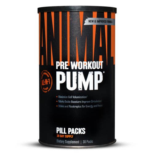 Universal Nutrition Animal Pump, 30 Packs, Support Muscle Strength, Increase Muscle Size