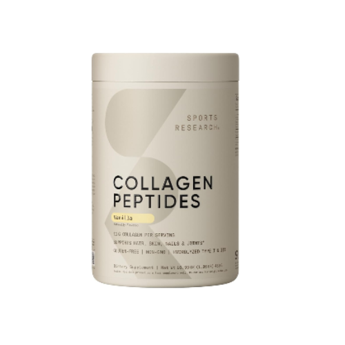 Sports Research Hydrolyzed I Collagen Peptides, Vanilla Bean 478.88 g