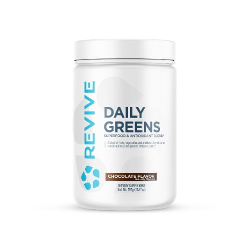 Revive MD Daily Greens Powder 480g (Chocolate)