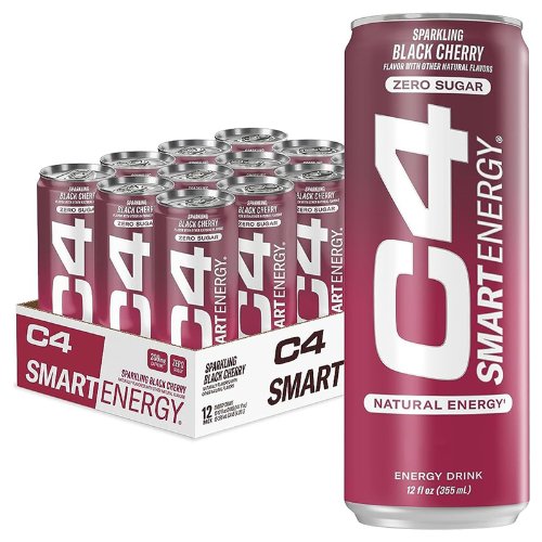 C4 Rtd Smart Energy 355ml Black Cherry 1 pc