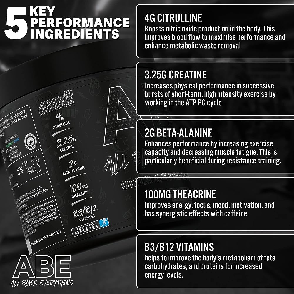 Applied Nutrition - ABE Pre Workout Sour Green Apple 315 g