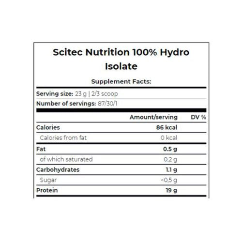 Scitec Nutrition - 100% Whey Isolate Salted Caramel 700g