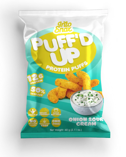 Into Snax Puff  High‑Protein Crunch Puffs  60g