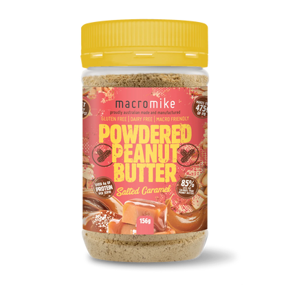 macro mike - Powdred almond butter Creamy Salted Caramel - 156 g